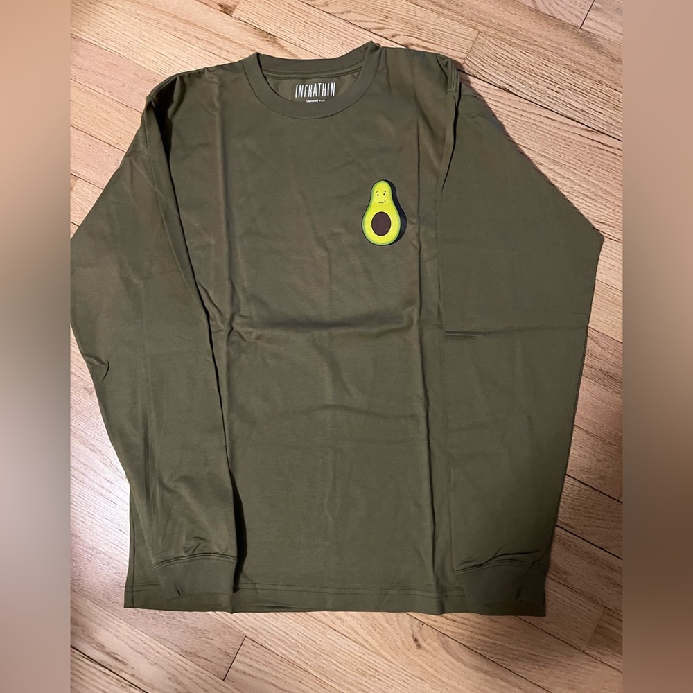Infrathin Khaki Avocado Shirt Sz XL NWT Streetwear